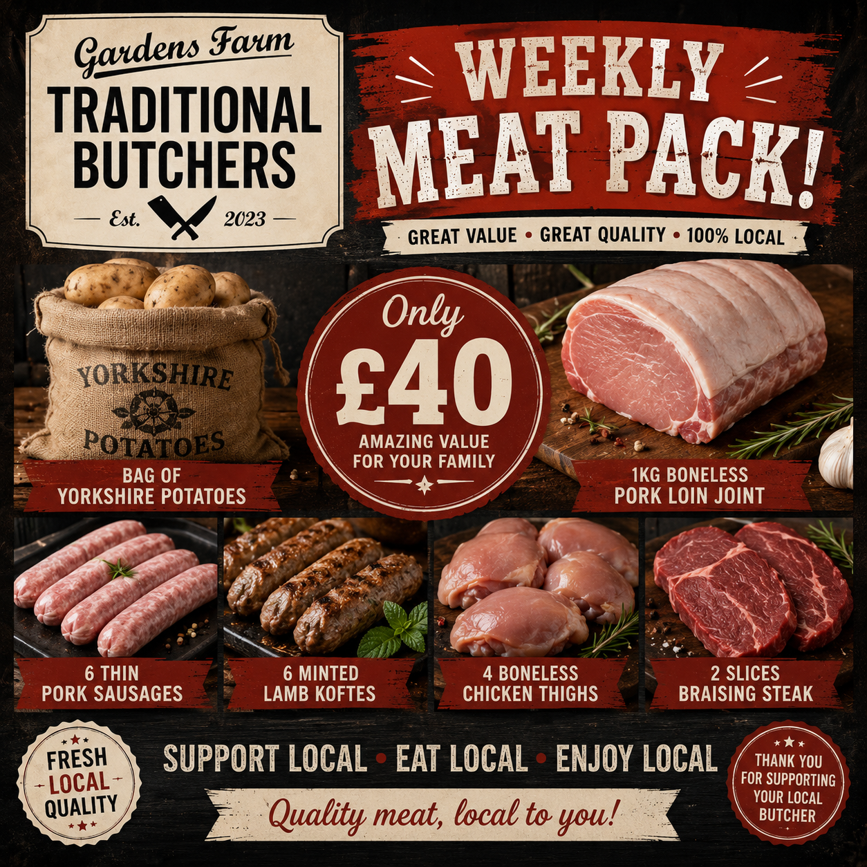 Weekly Value Meat Hamper